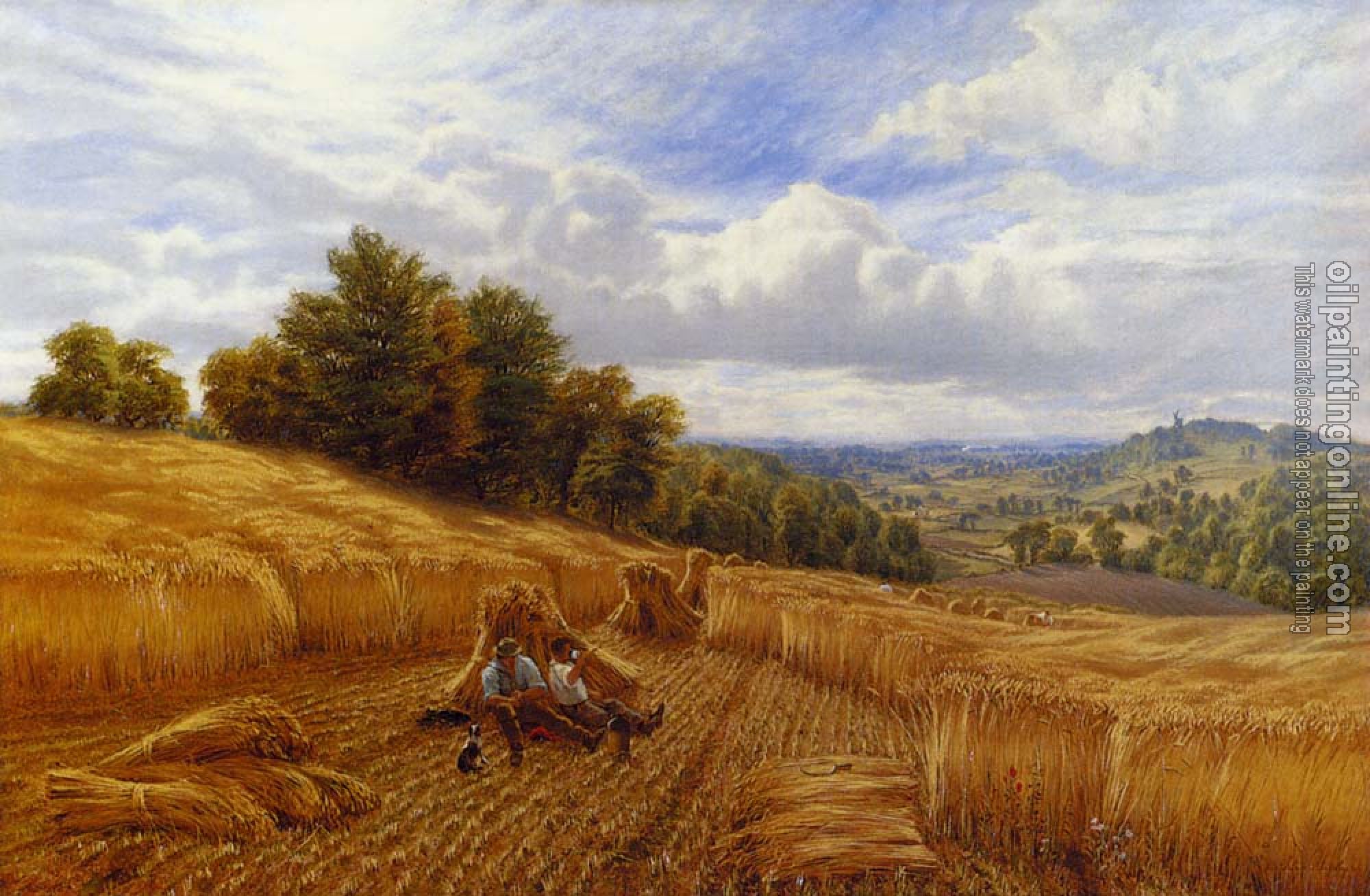 Glendening, Alfred - Resting From The Harvest